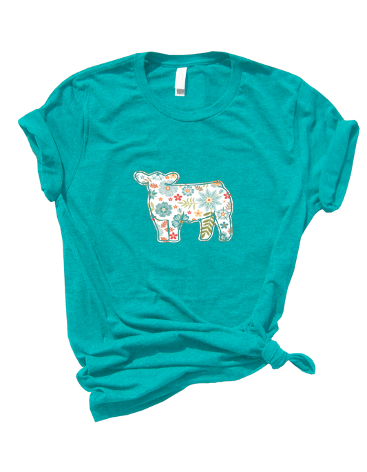 Floral Show Heifer Tee