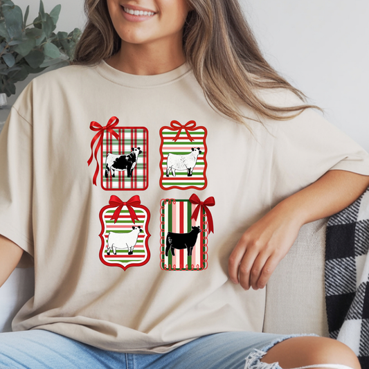 Heifers All Wrapped Up Tee (Sparkles)