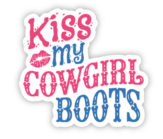 Sticker - Kiss my Cowboy Boots