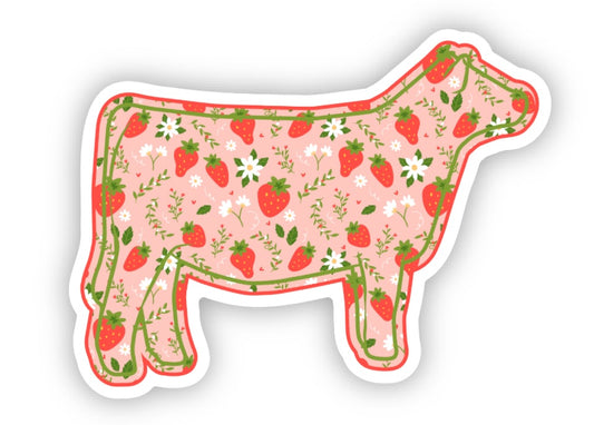 Sticker - Strawberry Heifer