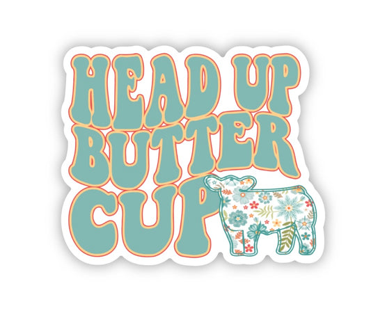 Sticker - Head Up Butter Cup