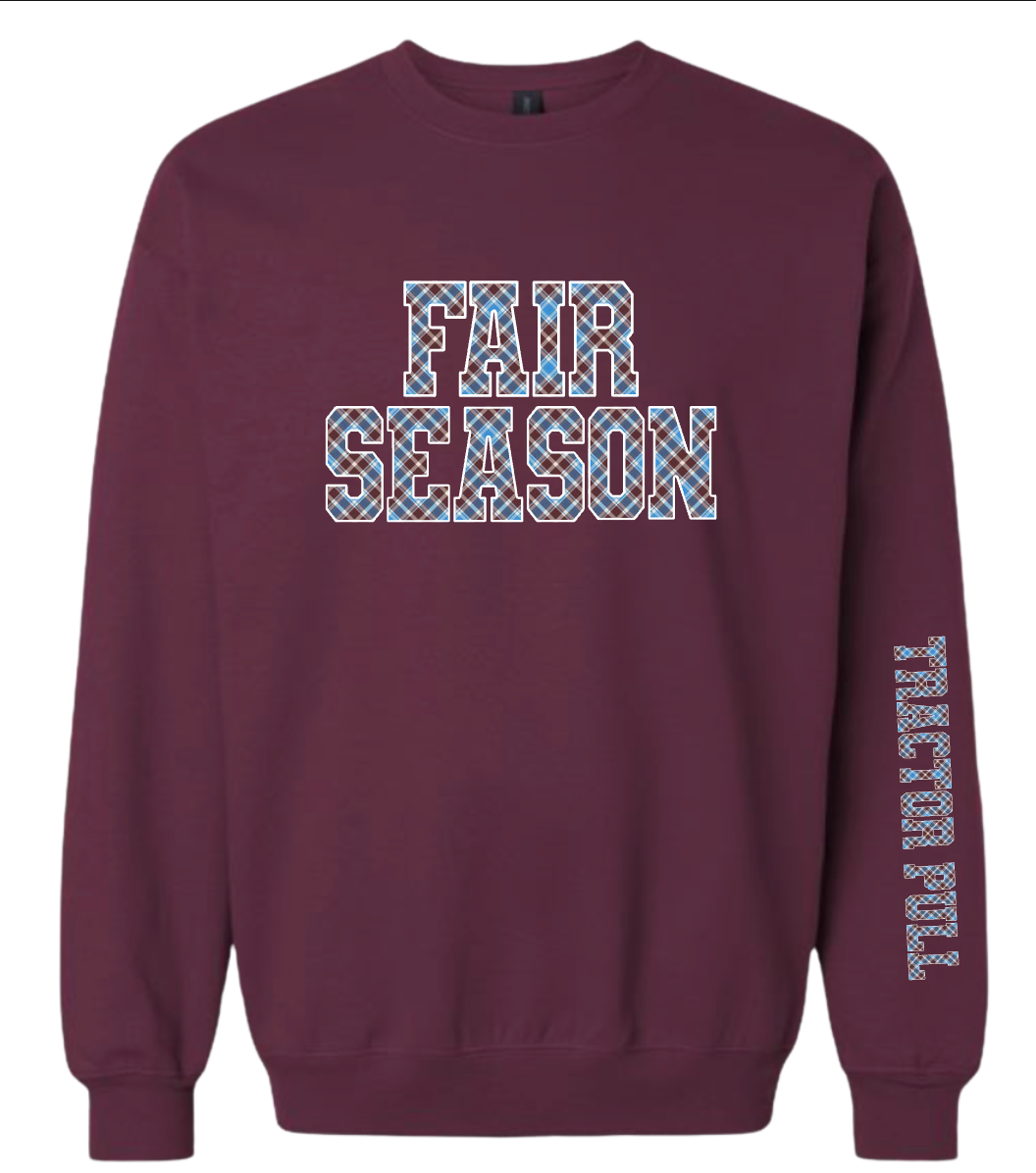 Fair Season Plaid Crewneck